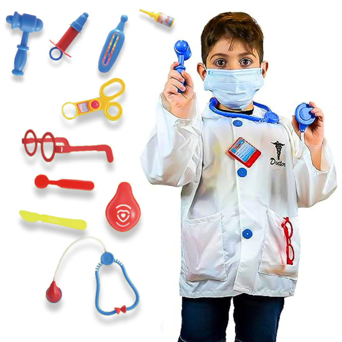 Kids Doctor Costume Set