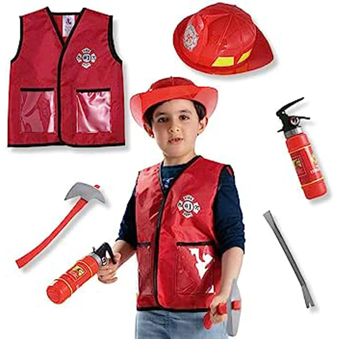 Kids Firefighter Costume Set