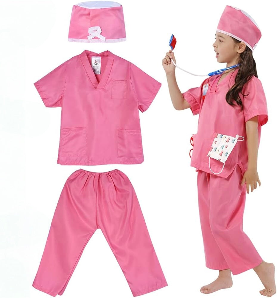 Kids Nurse Costume Set