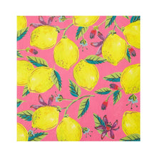 Boho Pink Lemon Napkins
