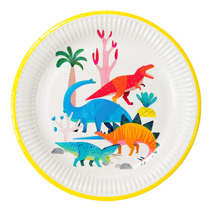 Talking Tables Dinosaur Plate 23cm (Pack of 8)