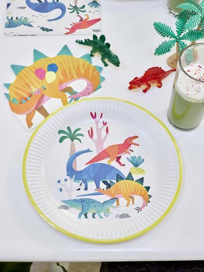 Talking Tables Dinosaur Plate 23cm (Pack of 8)