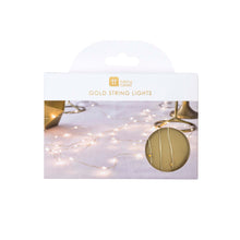 Gold Wire LED String Lights - 3m