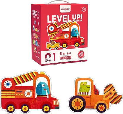 Advanced puzzles (1-8level) - level 1 geometric convoy