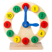 Wooden Montessori Early Learning Number Clock