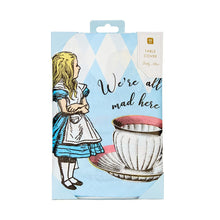 Blue Alice in Wonderland Paper Table Cover